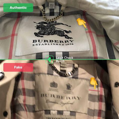 real vs fake burberry quilted jacket|how to identify burberry coat.